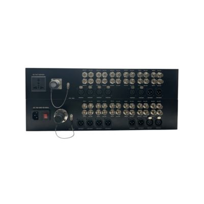 China 12 Channel 3G-SDI to Fiber Converter with 8CH XLR Audio, Lemo Connector, including Transmitter and Receiver fournisseur