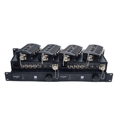 China Rack-Montage-Chassis 4K SDI So-ny Kamera-Glasfaser-Übertragungssystem, Glasfaser-Kameraadapter + Glasfaser-Basisstation fournisseur