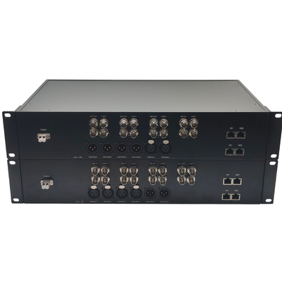 China 12G-SDI Video/XLR Audio/Ethernet 4K Glasfaser-Übertragung Optical Converter für Blackmagic Design BMD Yellobrik fournisseur