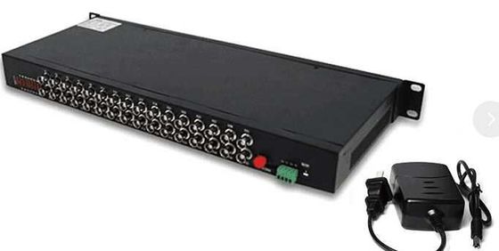 China Chassis Full HD 16-Kanal 3G-SDI-Faser-Konverter mit rs485 Single Mode FC optischem Extender fournisseur