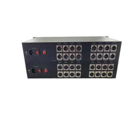China 16-Kanal-Forward XLR Balanced Audio-to-Fiber-Konverter, überträgt Qualitäts-Audio-Signale bis zu 12,5 Meilen Single-Mode fournisseur