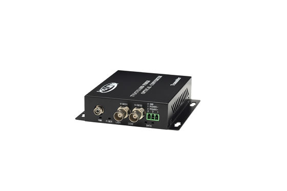 Full HD TVI/AHD/HD CVI Glasfaserkonverter 2 Kanäle HD Koaxial Glasfaser Video Konverter fournisseur