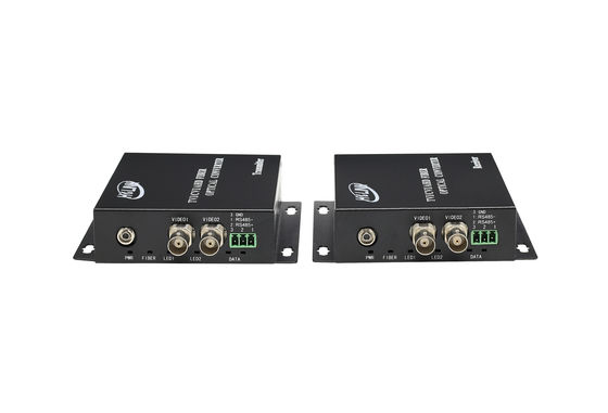 Full HD TVI/AHD/HD CVI Glasfaserkonverter 2 Kanäle HD Koaxial Glasfaser Video Konverter fournisseur
