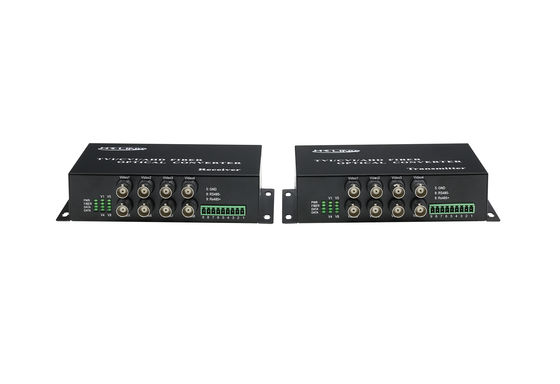 1-16ch AHD-Faserwandler,16ch AHD +1 ch RS485 (optional),Faseroptik zum Koaxialwandler fournisseur