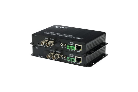 1 Umgekehrter RS485-Daten-Hd-Sdi-Fiber-Optische-Konverter mit 1-Ch-Vorwärts-Audio fournisseur