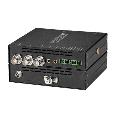 Multifunktionaler 12G SDI-Faserkonverter mit Loop-Ausgabe, Tally, RS232/485 Daten, 3.5 Audio fournisseur