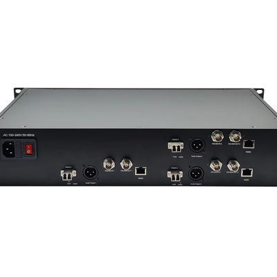 Multifunktionaler 5CH 12G SDI-zu-Ethernet-Faseroptikumwandler mit XLR-Audio fournisseur