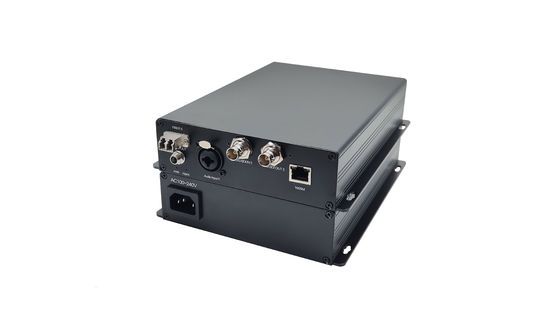 Multifunktionaler 5CH 12G SDI-zu-Ethernet-Faseroptikumwandler mit XLR-Audio fournisseur