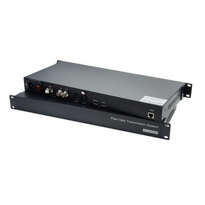 4CH 12G SDI Glasfaserkonverter mit XLR Audio/ HD-MI Video/ Gigabit Ethernet fournisseur
