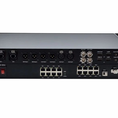 12G SDI-Videoübertragung mit XLR-Audio und Ethernet über Single Fiber zum Konvertieren fournisseur