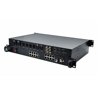 12G SDI-Videoübertragung mit XLR-Audio und Ethernet über Single Fiber zum Konvertieren fournisseur