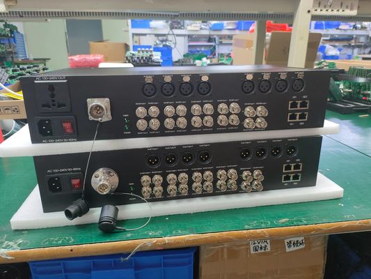 Kundenspezifische multifunktionale SMPTE-Hybrid-Video-/Audio-/Ethernet-Übertragungsausrüstung über Glasfaser fournisseur