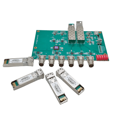 Hot-plugfähiges SFP+ 12G Video SDI Glasfaserkabelmodul mit LC-Faseranschluss fournisseur