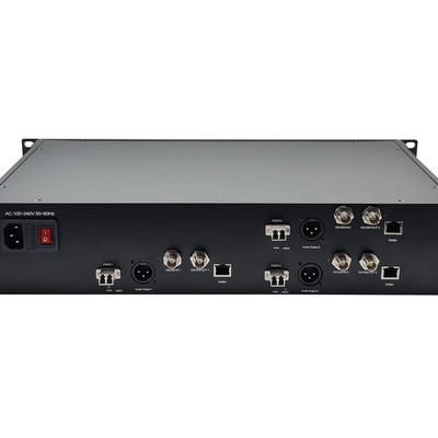 12G SDI über Single-Mode-Faser-Sender und Empfänger-Erweiterungskits mit XLR-Audio und Ethernet fournisseur