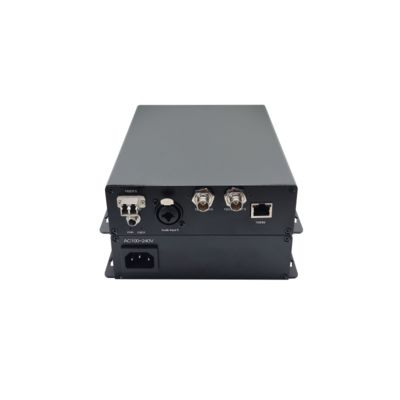 12G SDI über Single-Mode-Faser-Sender und Empfänger-Erweiterungskits mit XLR-Audio und Ethernet fournisseur