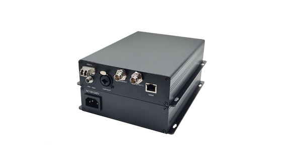 12G SDI über Single-Mode-Faser-Sender und Empfänger-Erweiterungskits mit XLR-Audio und Ethernet fournisseur
