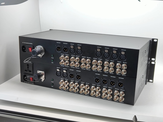 12-Kanal 3G-SDI Glasfaser-Konverter + 8CH XLR Symmetrisches Audio, mit SMPTE-Glasfaseranschluss zur Übertragung fournisseur