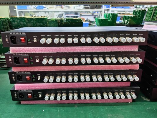 8 Kanäle 3G SDI Glasfaserwandler fournisseur