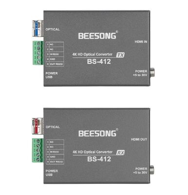 Neuester Mini 4K60 HDMI Glasfaser-Konverter mit RS232-Daten fournisseur