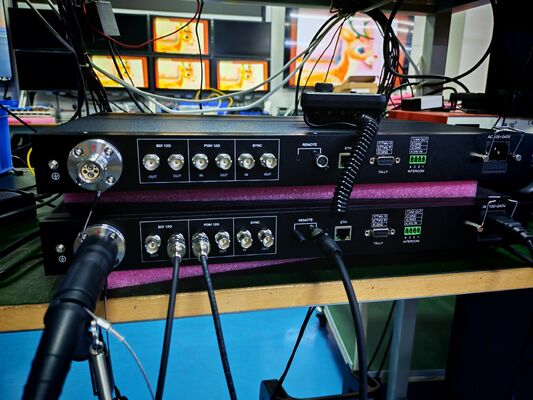 12G SDI-Kamera-Faseradapter mit Ethernet, Intercom, Tally, Fernbedienung für Live-Übertragungen fournisseur