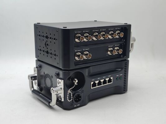 5x 12G SDI Faserübertragung Mux mit 1000M Netzwerk fournisseur