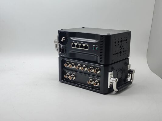 5x 12G SDI Faserübertragung Mux mit 1000M Netzwerk fournisseur