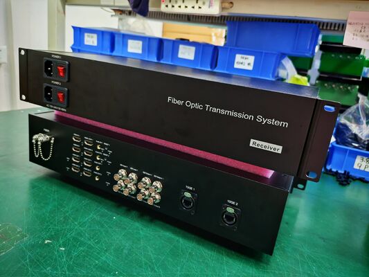 2x Bidirektionales 4K 12G SDI Video-Glasfaserübertragungssystem mit 4K60 HDMI, 10GB Netzwerk, Dual ST Glasfaseranschluss fournisseur