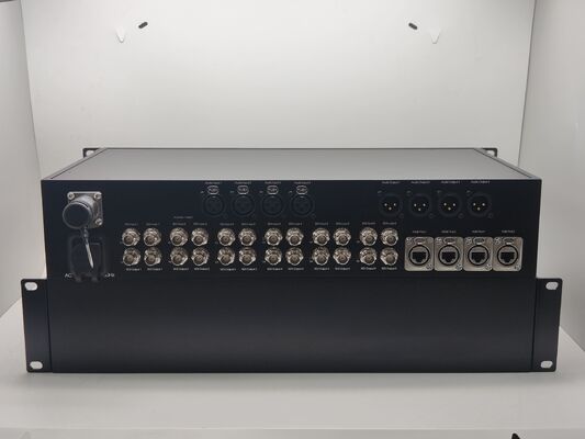 Bidirektionales Glasfaserübertragungssystem kombiniert mit 12G SDI, XLR Audio, 10GB Ethernet, SMPTE Fiber Connector fournisseur