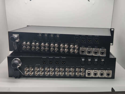 Bidirektionales Glasfaserübertragungssystem kombiniert mit 12G SDI, XLR Audio, 10GB Ethernet, SMPTE Fiber Connector fournisseur