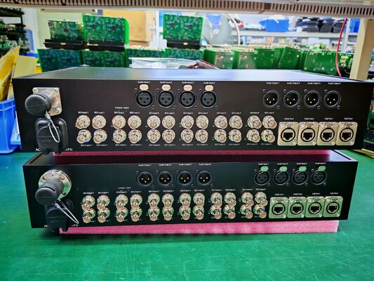 Bidirektionales Glasfaserübertragungssystem kombiniert mit 12G SDI, XLR Audio, 10GB Ethernet, SMPTE Fiber Connector fournisseur