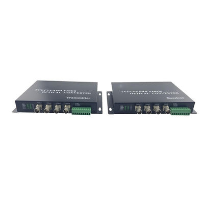 Holink 4-CH 720P 960P HDCVI/TVI/AHD Videofaseroptischer Sender mit 1 Kanal umgekehrter RS485-Daten fournisseur