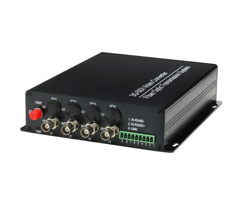 4 Kanal 3G SDI Glasfaser-Transceiver mit 1Ch RS485 Rückwärtsdaten 20km fournisseur