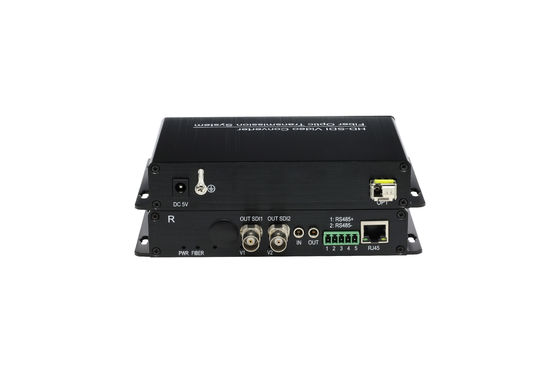 1080p/60hz 2 Kanal HD SDI Glasfaser-Sender und -Empfänger 1310nm / 1550nm Wellenlänge fournisseur