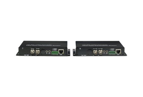 1080p/60hz 2 Kanal HD SDI Glasfaser-Sender und -Empfänger 1310nm / 1550nm Wellenlänge fournisseur