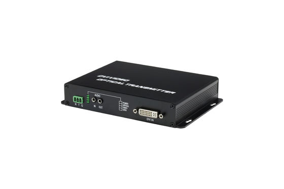 Hot-Sell DVI-Sender 1ch RS232 Daten DVI Digital Video zu Glasfaser-Medien-Konverter fournisseur