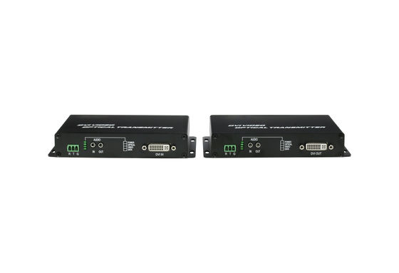 Hot-Sell DVI-Sender 1ch RS232 Daten DVI Digital Video zu Glasfaser-Medien-Konverter fournisseur
