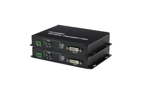 Hot-Sell DVI-Sender 1ch RS232 Daten DVI Digital Video zu Glasfaser-Medien-Konverter fournisseur