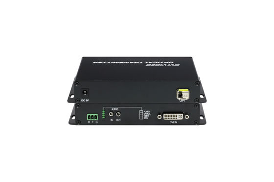 Hot-Sell DVI-Sender 1ch RS232 Daten DVI Digital Video zu Glasfaser-Medien-Konverter fournisseur