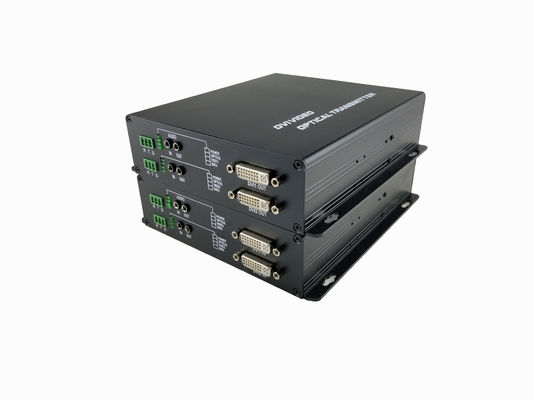 2 Kanäle HD DVI-Digitalvideo zu Glasfaser-Medienkonverter, 10 km über SMF, HDCP 1.2, unterstützt RS-232, RS-422, RS-485 fournisseur