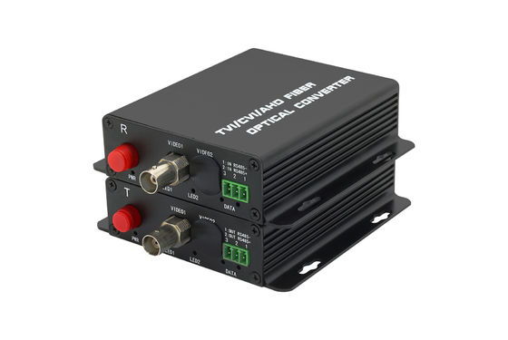 1 Kanal TVI/CVI/AHD Video über Glasfaserkonverter für 720P, 1080P/1Ch 720P/960P/1080P HD-CVI/AHD/TVI Konverter fournisseur