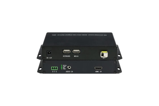 1 Kanal HDMI zu Glasfaserkonverter mit Audio & RS232 zu Glasfaserkonverter Unterstützung KVM fournisseur