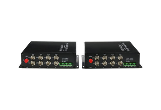 BNC-Wasserdichtes HD-SDI-Extender für CCTV-Kamera, 0 ~ 20km Glasfaser-Video-Sender fournisseur
