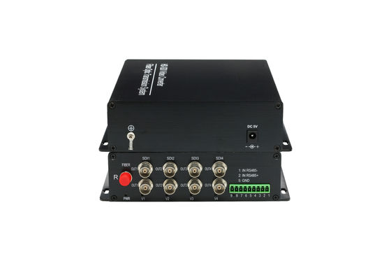 BNC-Wasserdichtes HD-SDI-Extender für CCTV-Kamera, 0 ~ 20km Glasfaser-Video-Sender fournisseur