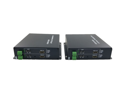 2 Kanäle HDMI Glasfaser CCTV FULL HD Video-Konverter 1080p HDMI Glasfaser Audio-Sender und Empfänger fournisseur