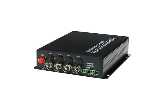 HDTV 4-Kanal 3G-SDI-Videodaten-Konverter, Single-Mode-Faser-Typen Glasfaser-Sender und Empfänger fournisseur