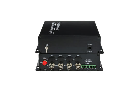 HDTV 4-Kanal 3G-SDI-Videodaten-Konverter, Single-Mode-Faser-Typen Glasfaser-Sender und Empfänger fournisseur