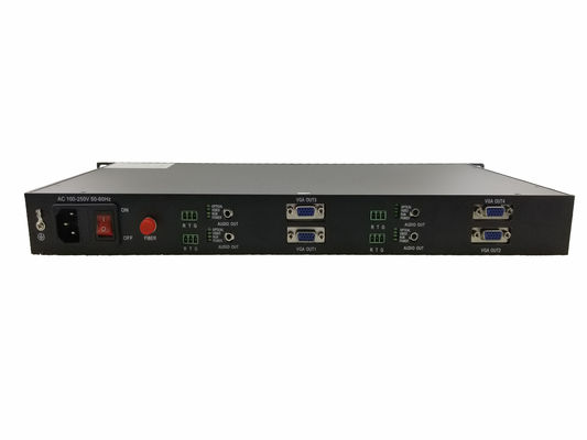 4 Kanäle 1080P Koaxial VGA RS422 Daten BNC zu Glasfaser-Konverter fournisseur