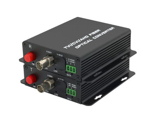 1 Glasfaseranschluss RS485 Daten CVI Glasfaserkonverter Einzelmodus-SC-Anschluss Audio-Sender-Empfänger fournisseur