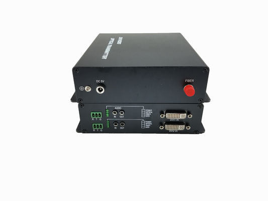 All-Digit Fernbedienung Fiber Dvi Extender mit unkomprimiertem Audio / Video Signal fournisseur