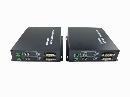 All-Digit Fernbedienung Fiber Dvi Extender mit unkomprimiertem Audio / Video Signal fournisseur